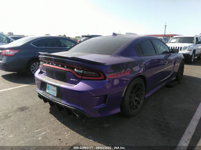 2C3CDXL98GH162988 2016 Dodge Charger Srt Hellcat