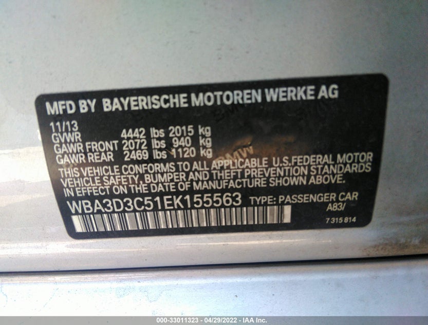 WBA3D3C51EK155563