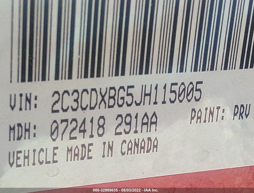 2C3CDXBG5JH115005