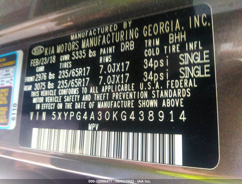 5XYPG4A30KG438914