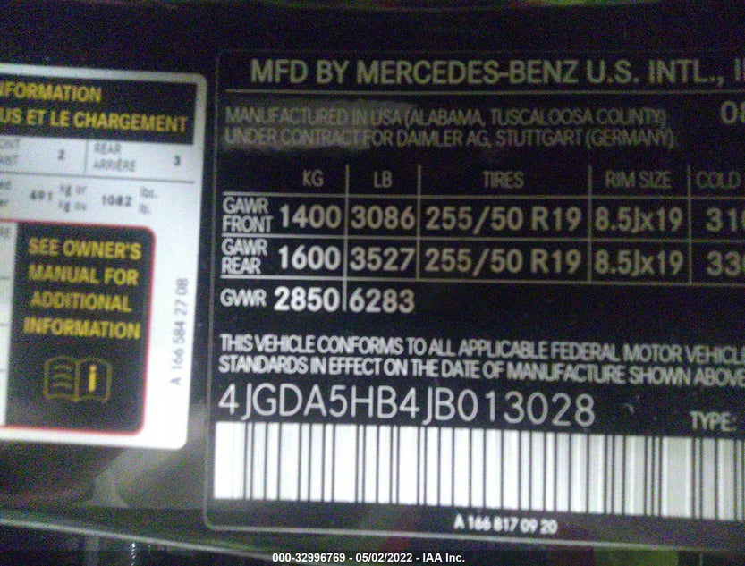 4JGDA5HB4JB013028