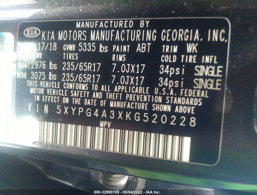 5XYPG4A3XKG520228