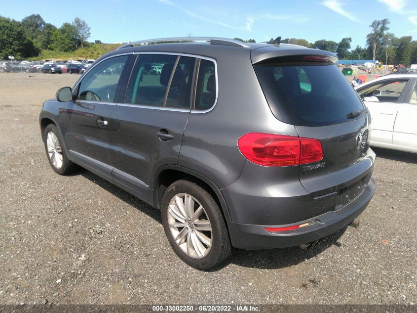 2012 Volkswagen Tiguan Se VIN: WVGBV7AX1CW096264 Lot: 33002250