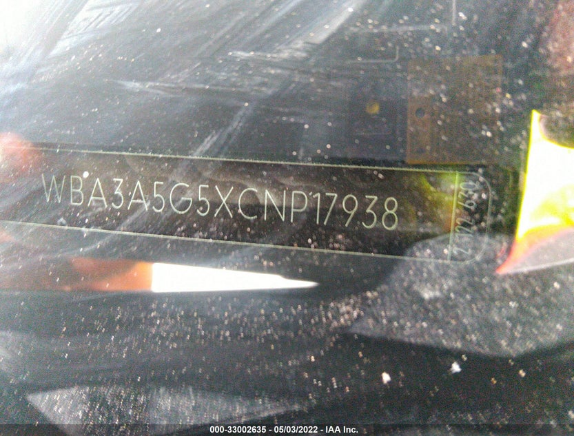 WBA3A5G5XCNP17938