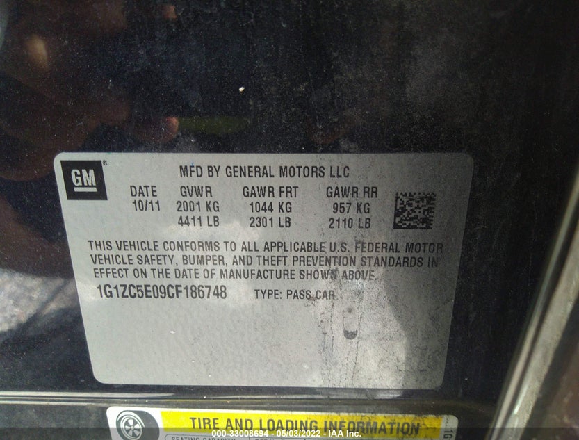 1G1ZC5E09CF186748