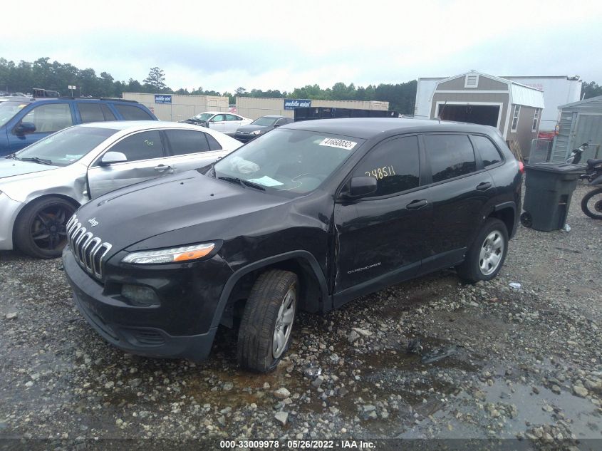 1C4PJLAB0EW149221 2014 Jeep Cherokee Sport