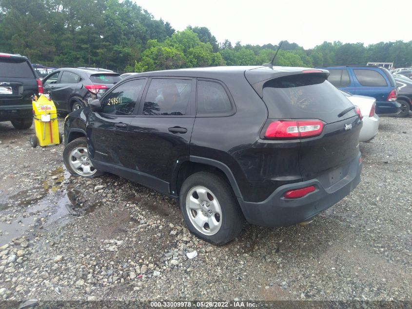 2014 Jeep Cherokee Sport VIN: 1C4PJLAB0EW149221 Lot: 33009978