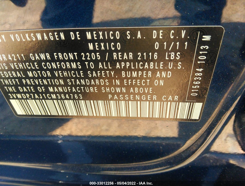 3VWDP7AJ1CM364763