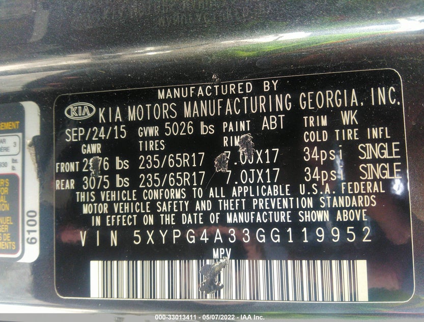 5XYPG4A33GG119952