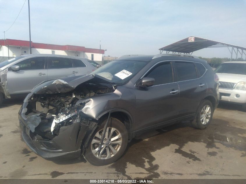 KNMAT2MV5GP681366 2016 Nissan Rogue Sv