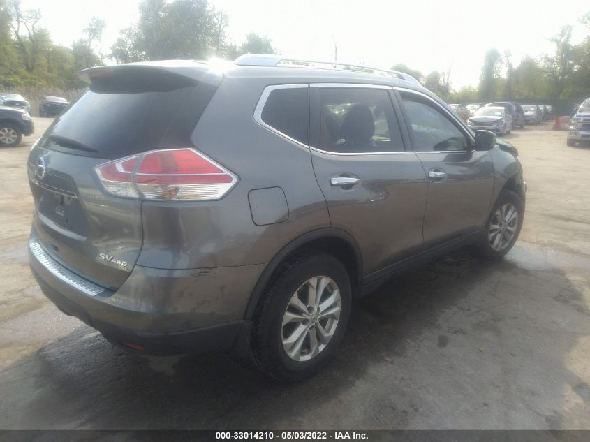 KNMAT2MV5GP681366 2016 Nissan Rogue Sv