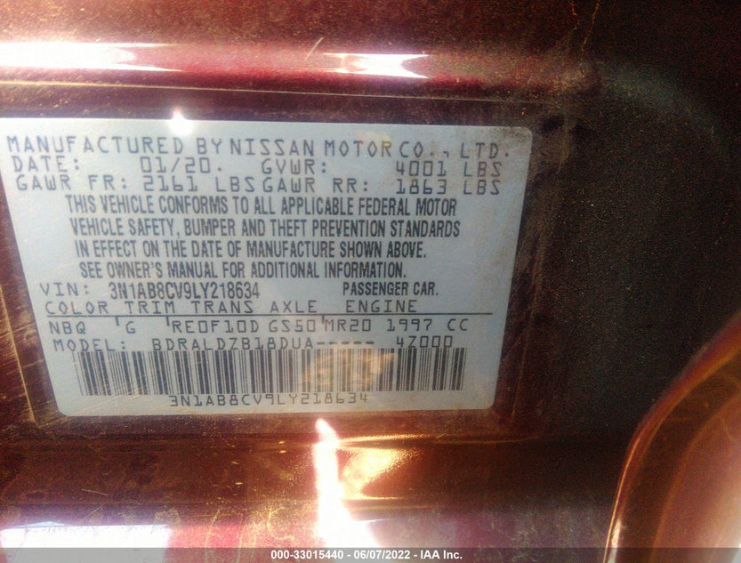 3N1AB8CV9LY218634