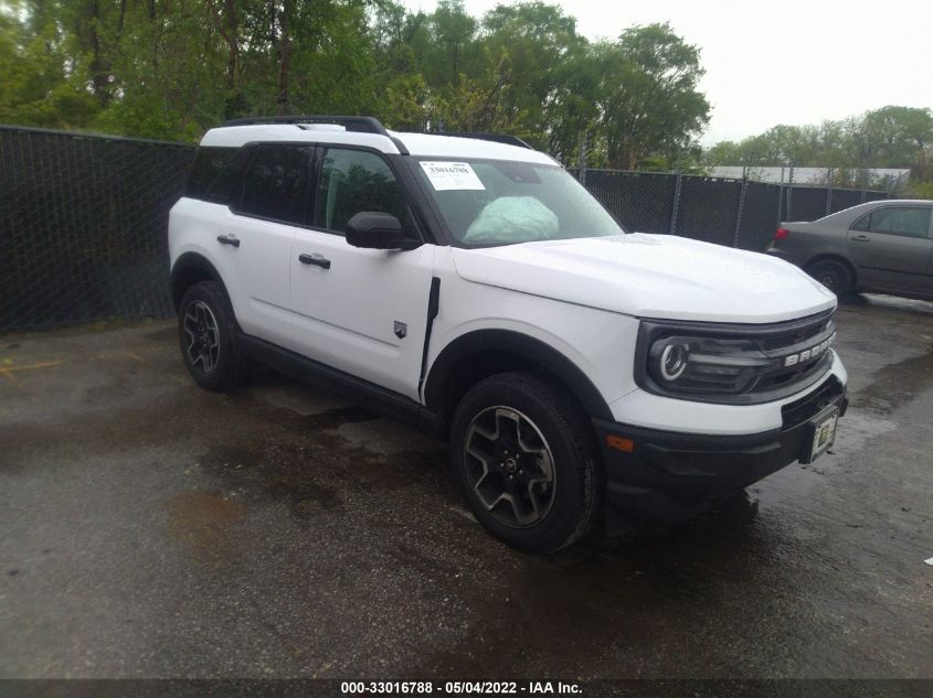 2022 Ford Bronco Sport Big Bend VIN: 3FMCR9B60NRD08894 Lot: 33016788