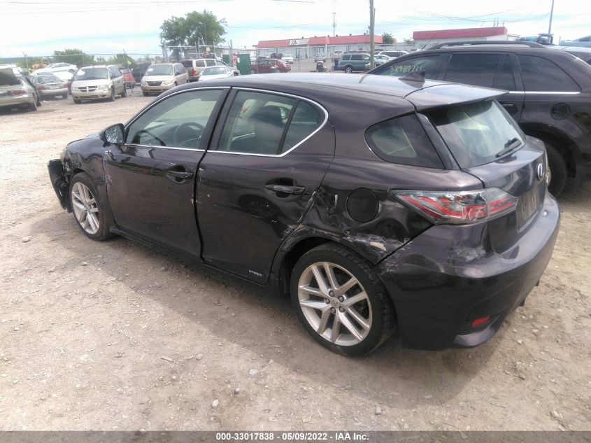 2016 Lexus Ct 200H VIN: JTHKD5BH5G2267287 Lot: 33017838