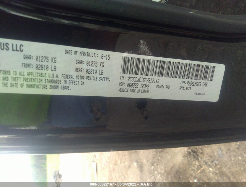 2C3CDXCT6FH817143