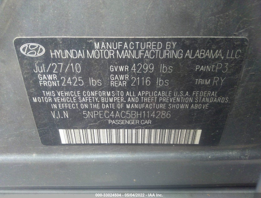 5NPEC4AC5BH114286