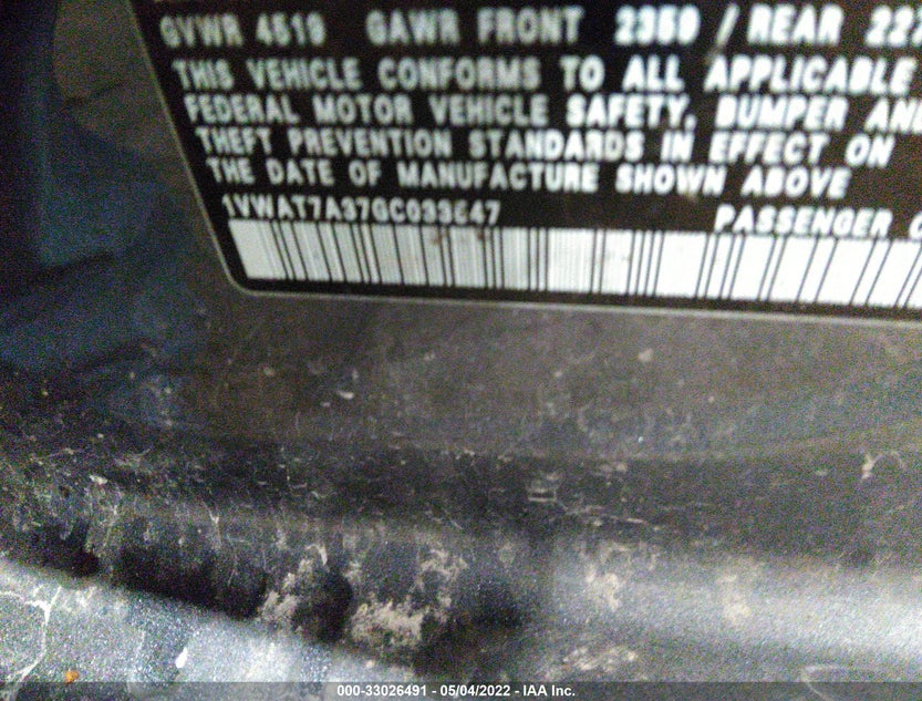 1VWAT7A37GC033547