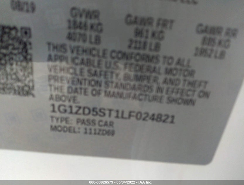 1G1ZD5ST1LF024821