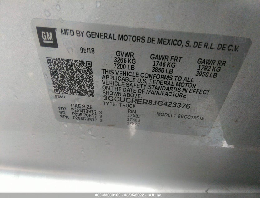 3GCUCRER8JG423376