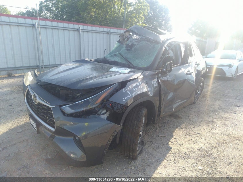 2022 TOYOTA HIGHLANDER VIN: 5TDGZRAH3NS546003