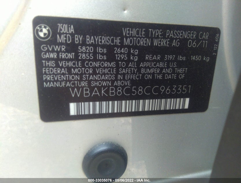 WBAKB8C58CC963351