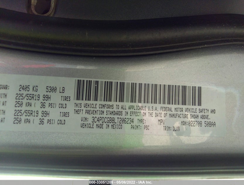 3C4PDCGB8LT206234