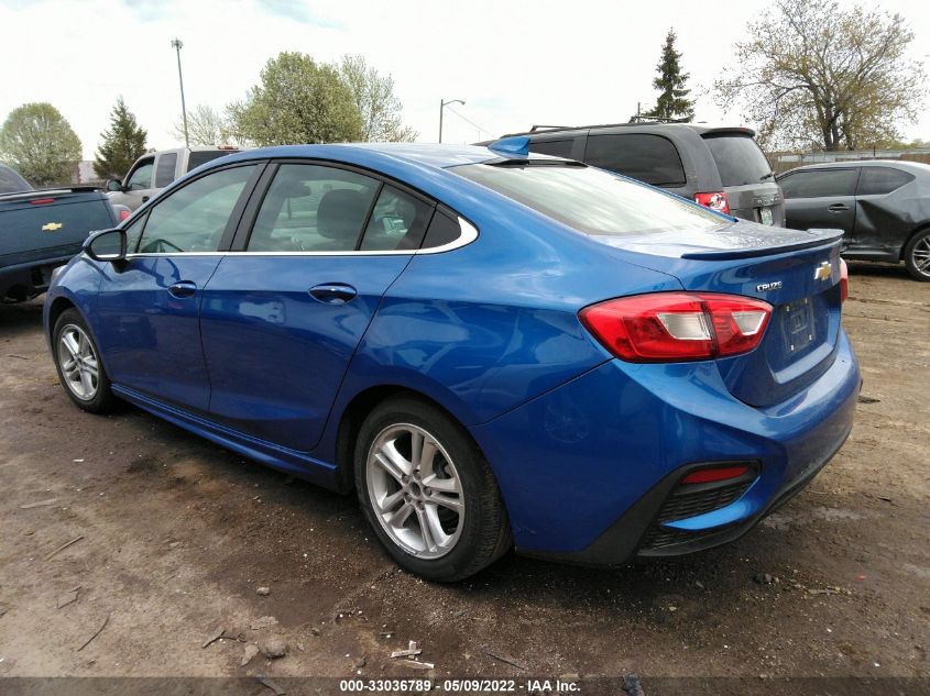 2018 Chevrolet Cruze Lt Auto VIN: 1G1BE5SM7J7176519 Lot: 33036789