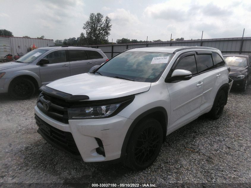 2018 Toyota Highlander Se VIN: 5TDJZRFH1JS499918 Lot: 33037150