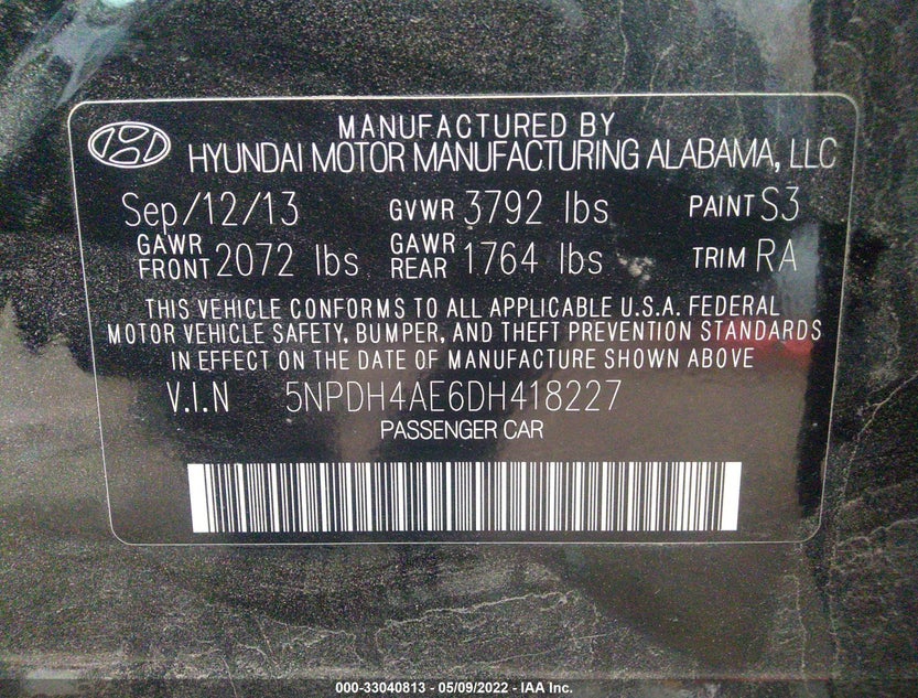 5NPDH4AE6DH418227