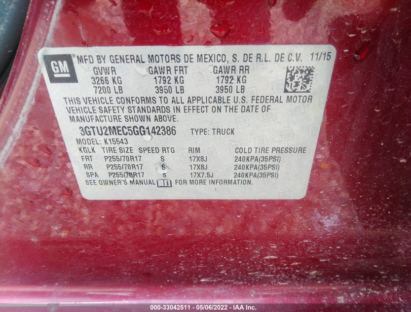 3GTU2MEC5GG142386