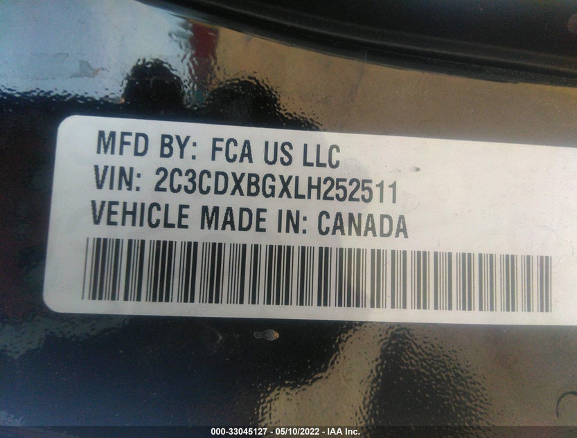 2C3CDXBGXLH252511