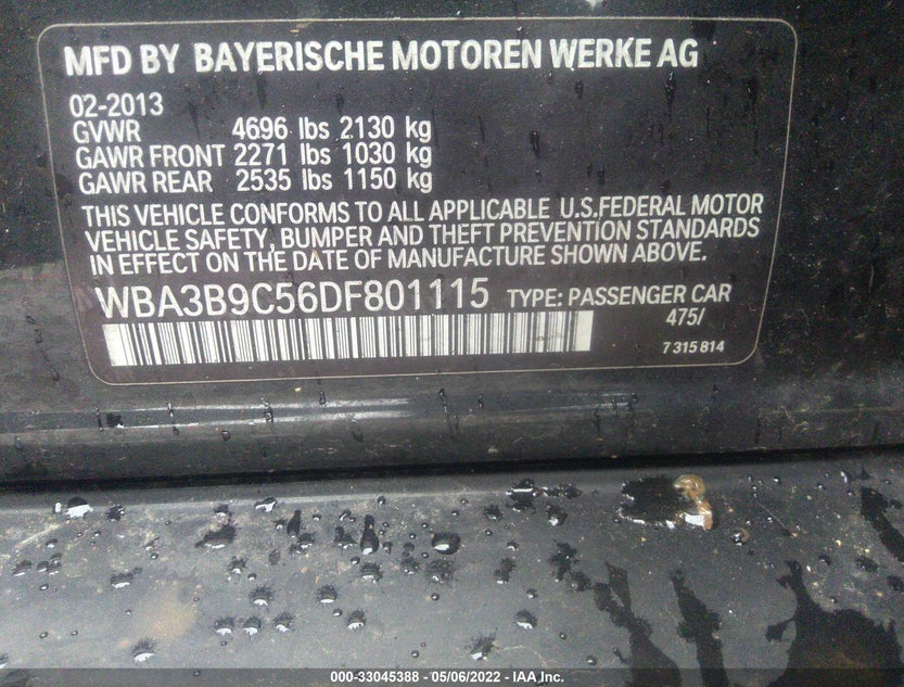 WBA3B9C56DF801115