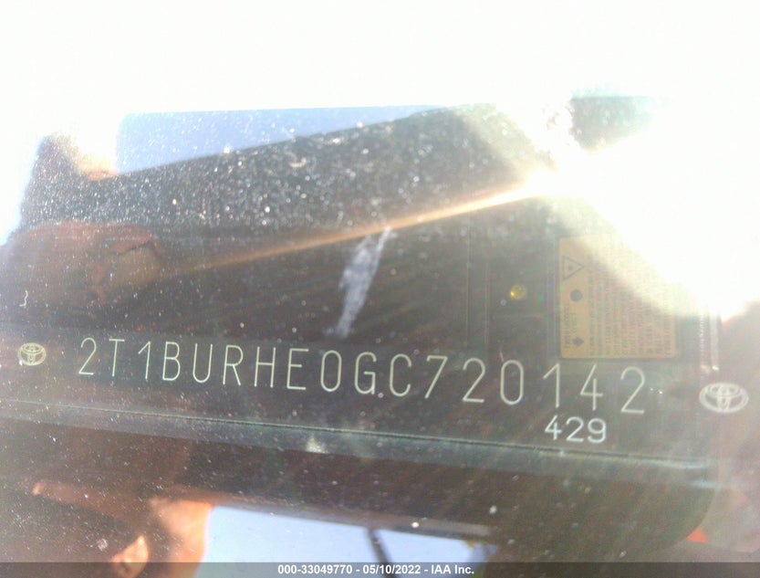 2T1BURHE0GC720142