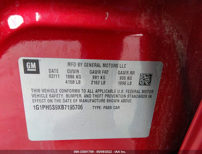 1G1PH5S9XB7195706
