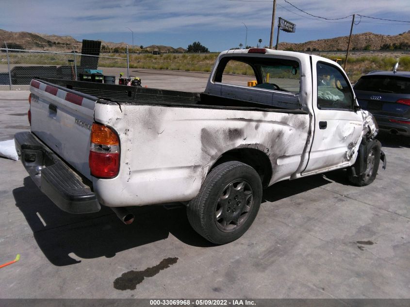 2001 Toyota Tacoma Base (M5) VIN: 5TENL42N01Z795761 Lot: 33069968