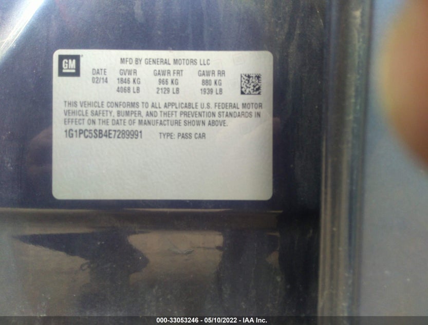 1G1PC5SB4E7289991