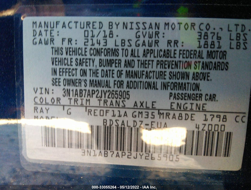3N1AB7AP2JY265905