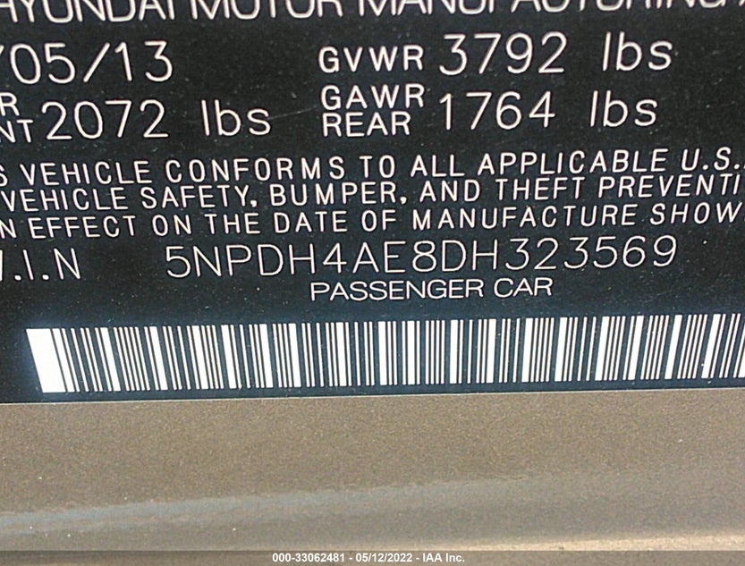 5NPDH4AE8DH323569