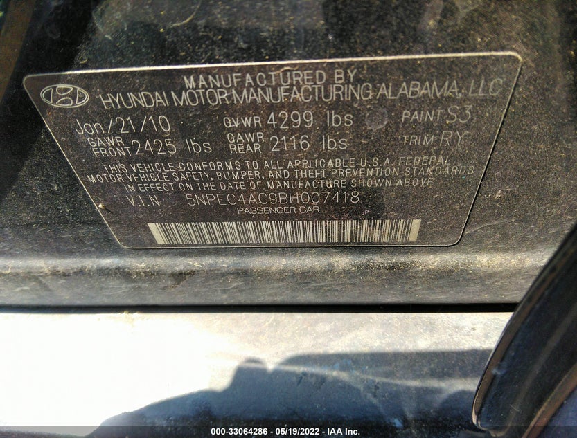 5NPEC4AC9BH007418