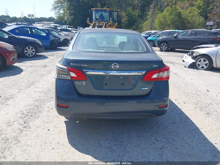 2014 Nissan Sentra Sv VIN: 3N1AB7AP9EY340721 Lot: 33083633
