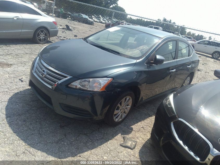 2014 Nissan Sentra Sv VIN: 3N1AB7AP9EY340721 Lot: 33083633