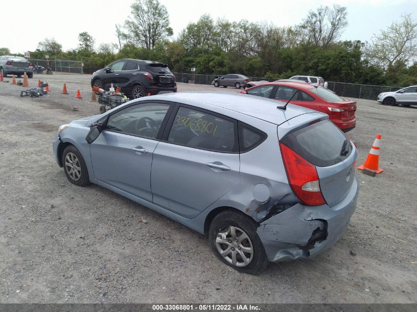 2014 Hyundai Accent Gs VIN: KMHCT5AE3EU174698 Lot: 33068801