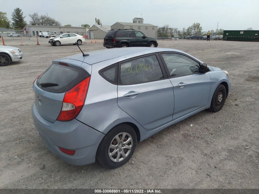 2014 Hyundai Accent Gs VIN: KMHCT5AE3EU174698 Lot: 33068801