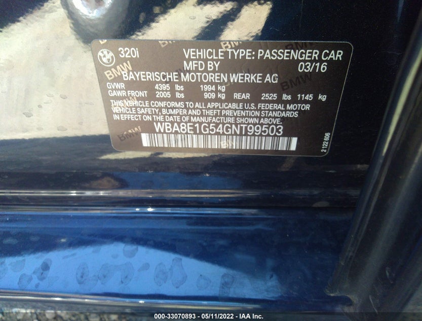 WBA8E1G54GNT99503
