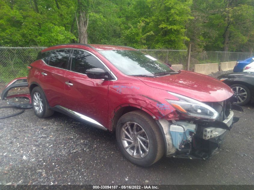 2018 Nissan Murano Sv VIN: 5N1AZ2MH5JN132130 Lot: 33094187