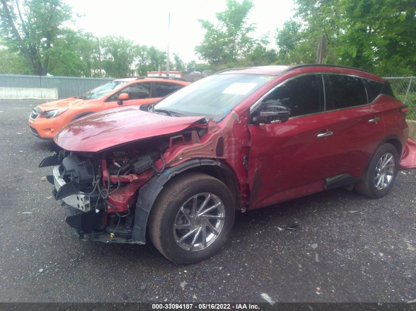 2018 Nissan Murano Sv VIN: 5N1AZ2MH5JN132130 Lot: 33094187