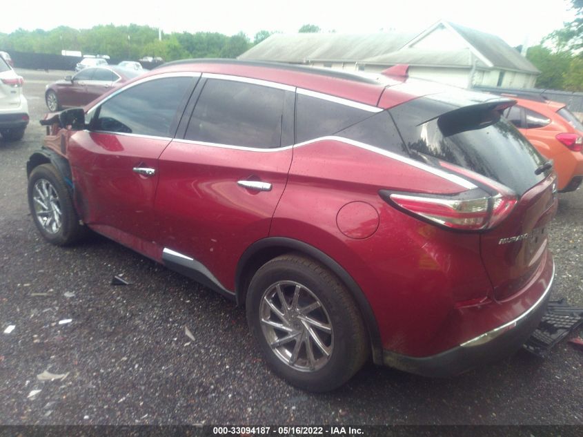 2018 Nissan Murano Sv VIN: 5N1AZ2MH5JN132130 Lot: 33094187