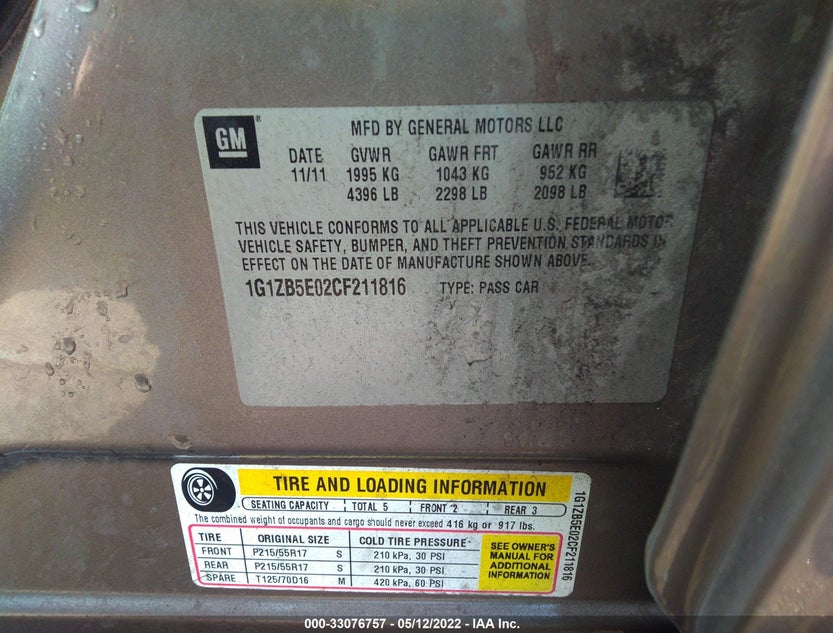 1G1ZB5E02CF211816