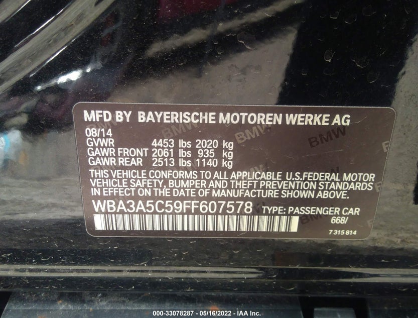 WBA3A5C59FF607578