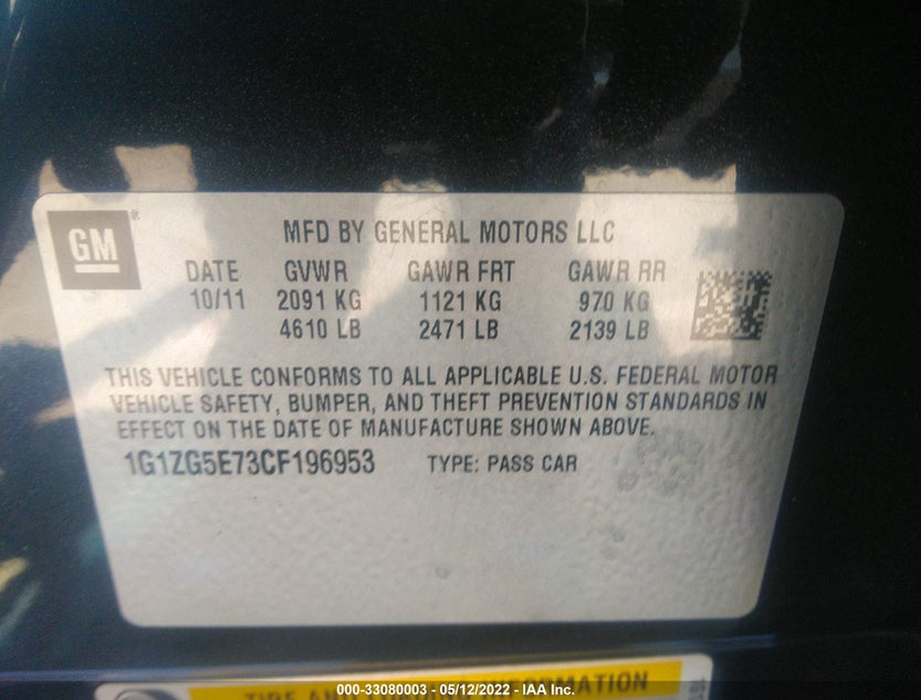 1G1ZG5E73CF196953